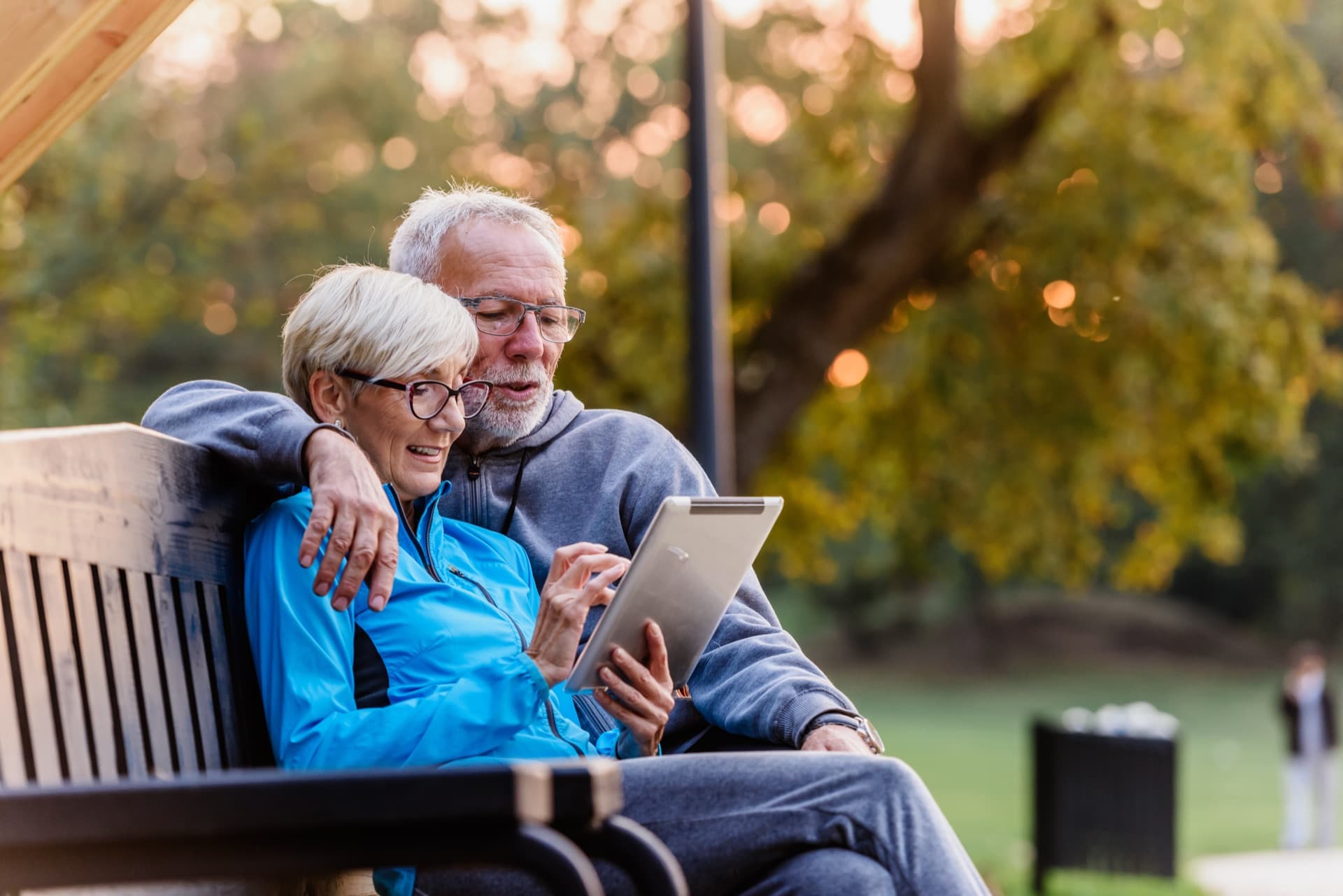 Happy couple enjoying renewed health and confidence