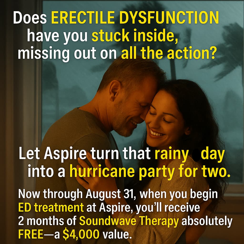 Soundwave Therapy for Erectile Dysfunction: A Game-Changer You Need to Know About — Aspire Health & Wellness